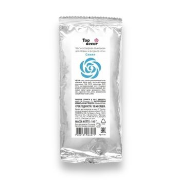 Мастика "TopDekor" синяя 100гр