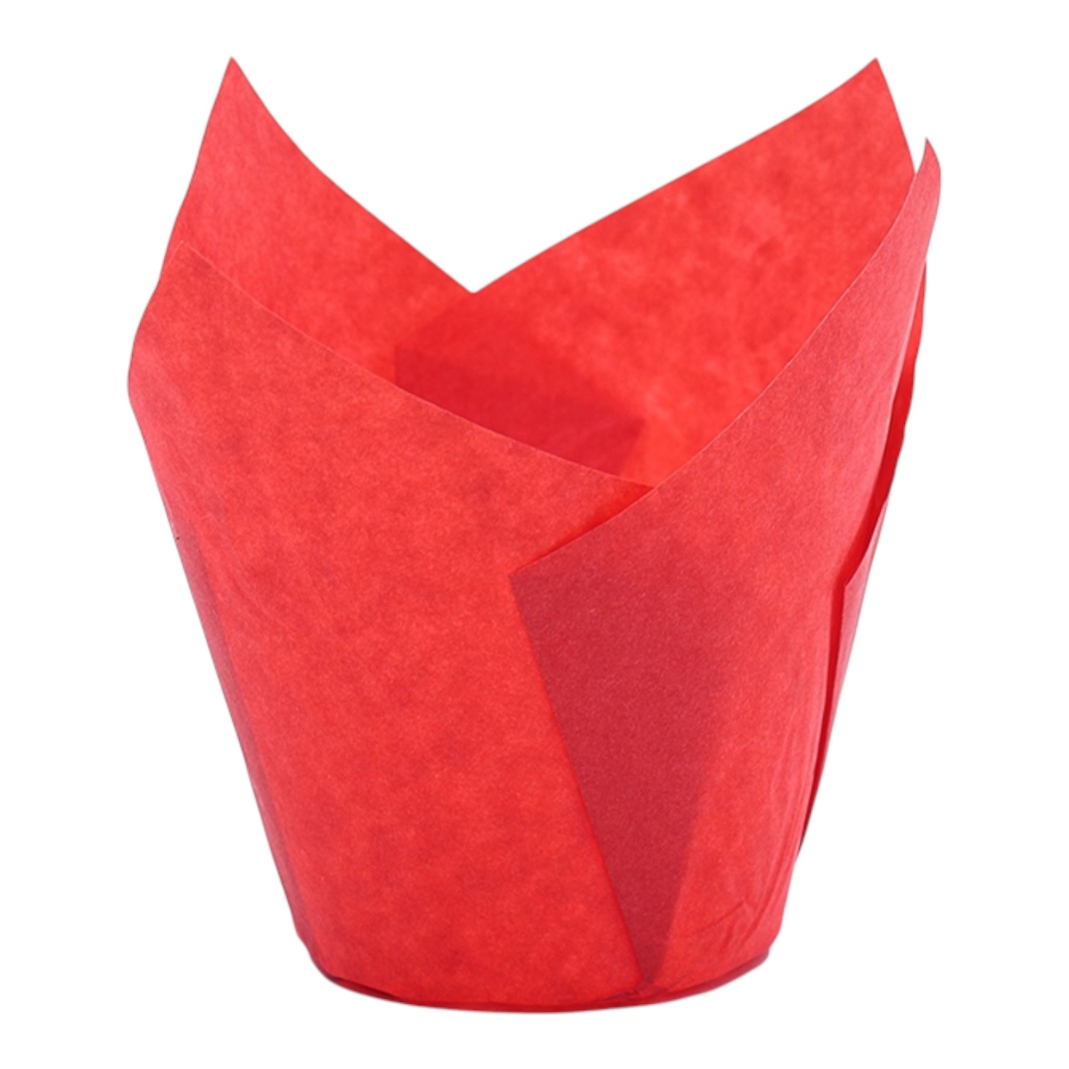 Капсулы для капкейков ТЮЛЬПАН красные 10шт