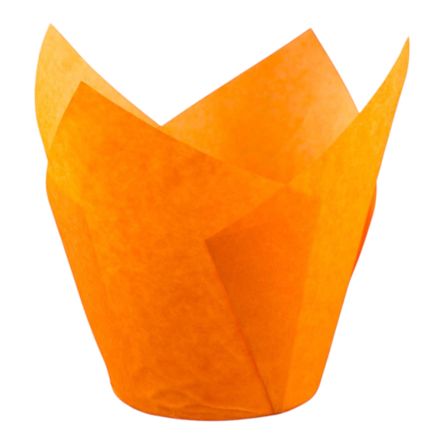 Капсулы для капкейков ТЮЛЬПАН оранжевые 10шт