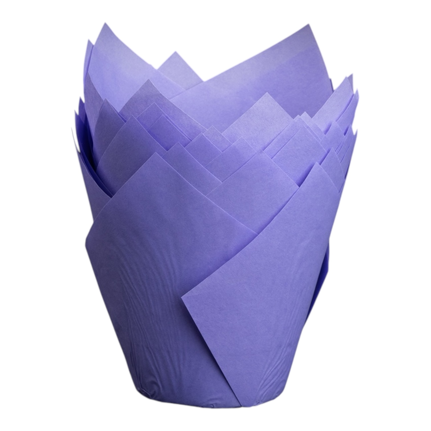 Капсулы для капкейков ТЮЛЬПАН сиреневые 10шт