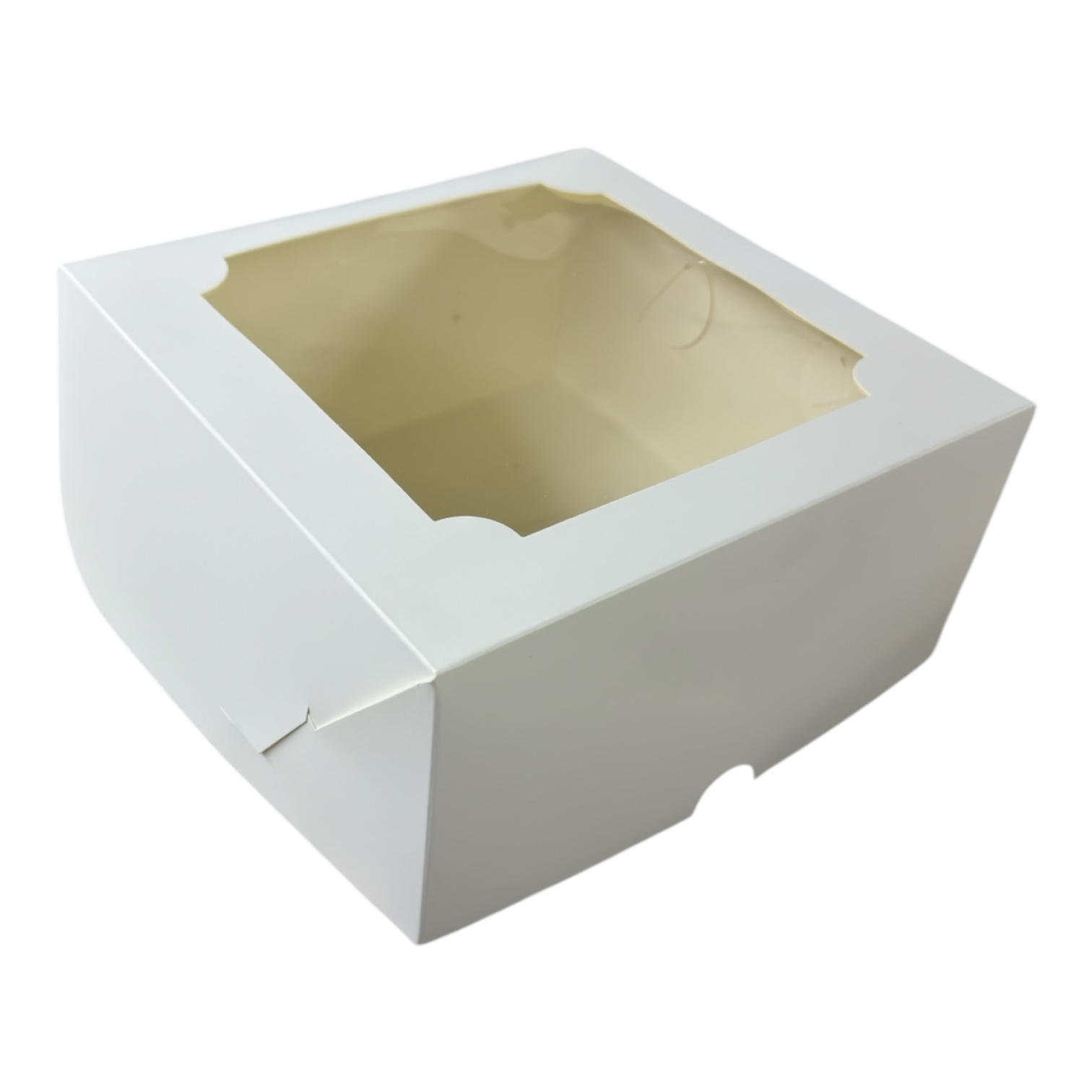 Коробка 20*20*10 Белая с окном