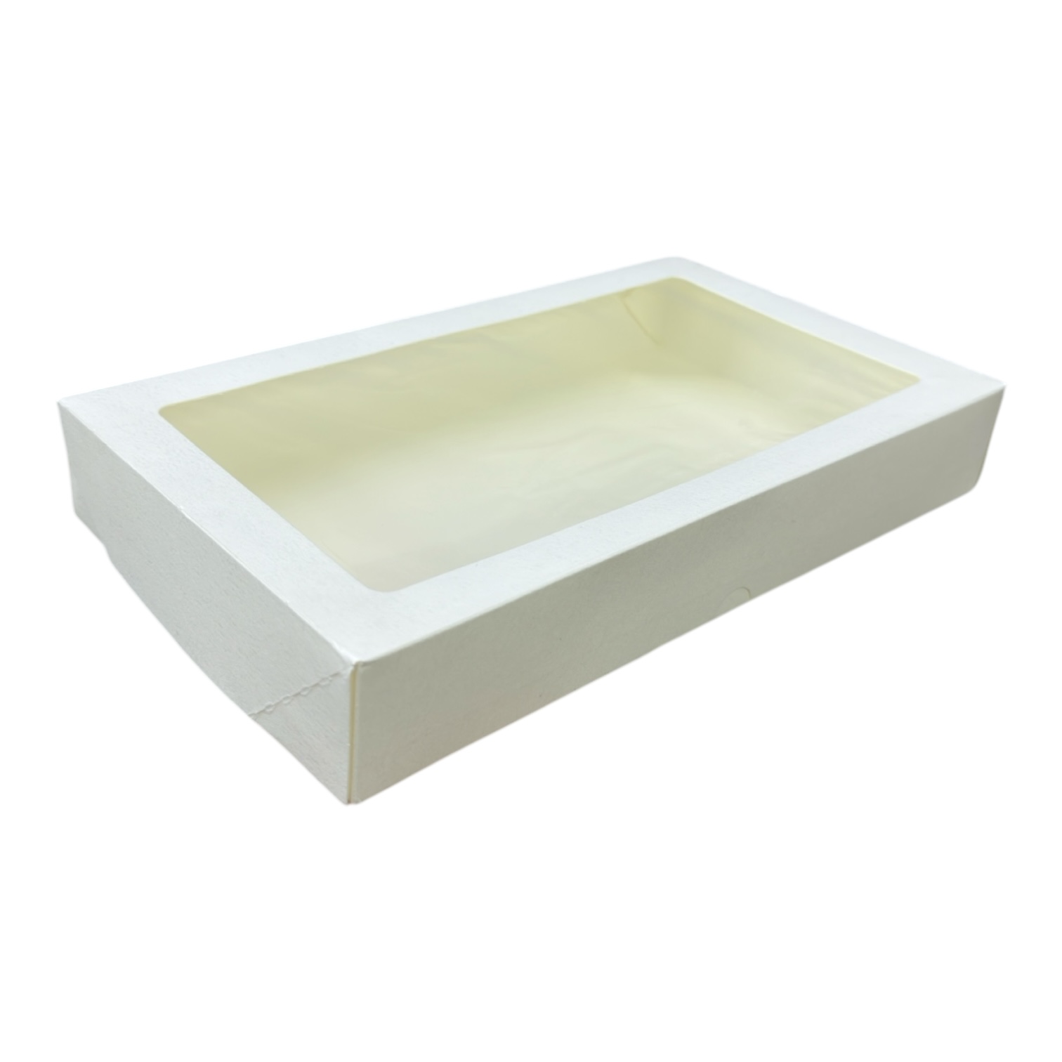 Коробка Белая с окном 26*15*4