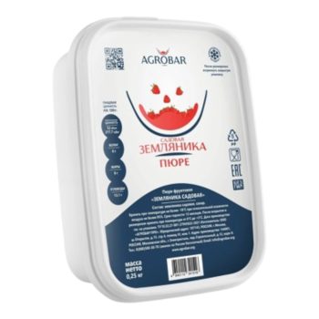 Пюре "Agrobar" ЗЕМЛЯНИКА 250гр