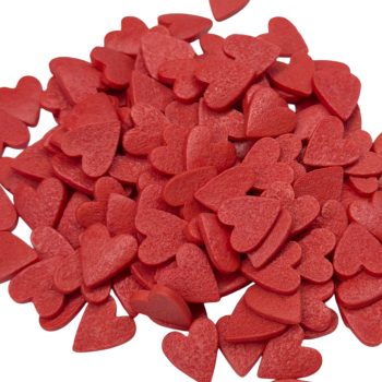 Посыпка сердечки красные БОЛЬШИЕ 50г