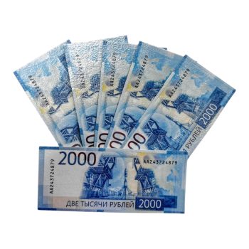 Вафельный декор "2000 тысячи" 6шт (13,5*5,5)