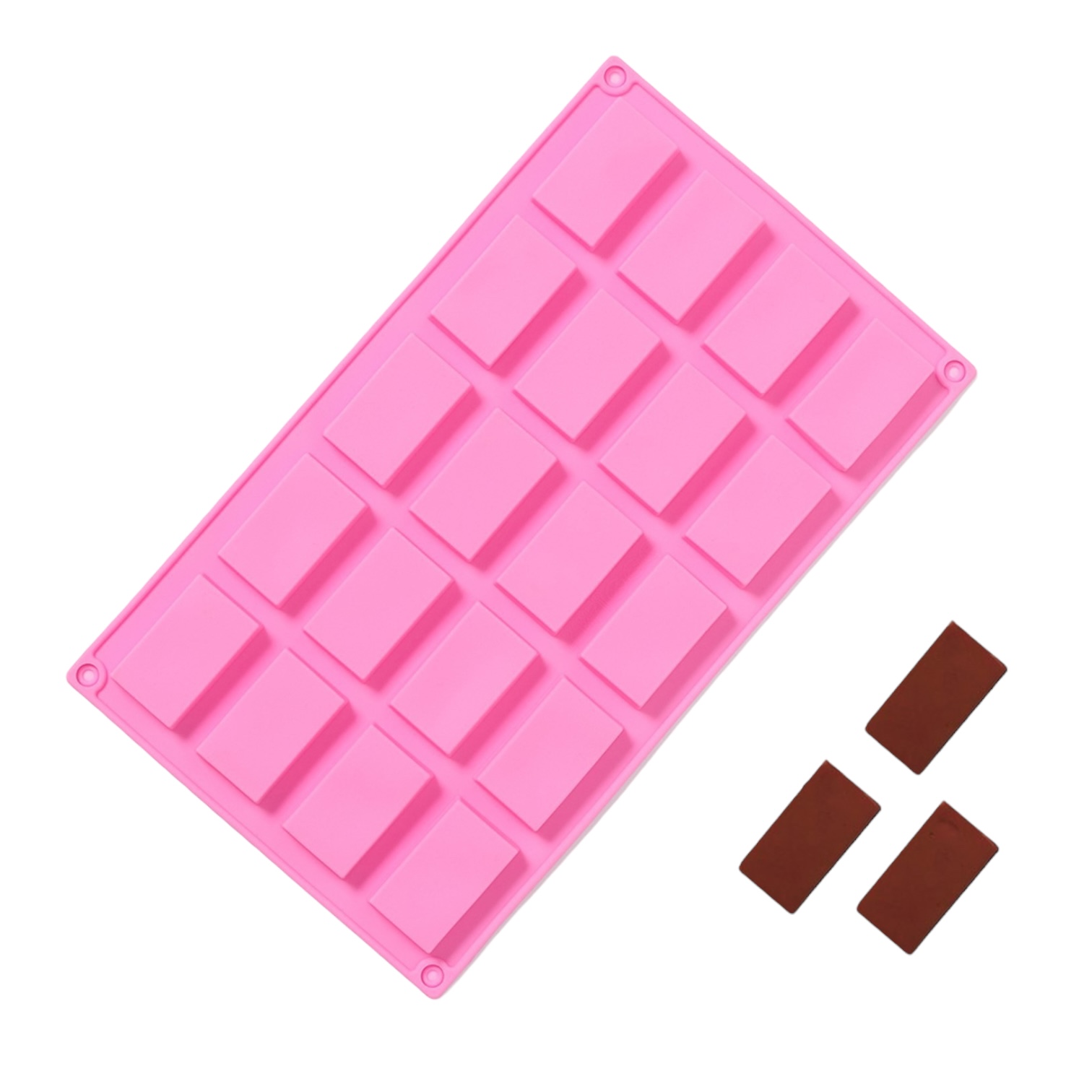 Форма силиконовая "Слитки" 20 ячеек