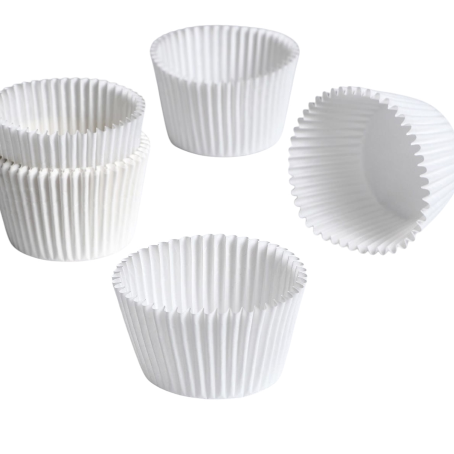 Капсулы для конфет 35*23 мм белые 50шт