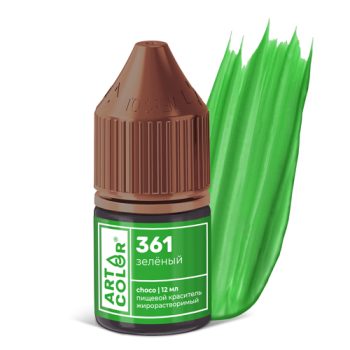 Краситель "Art Color choco" ЗЕЛЕНЫЙ 12мл