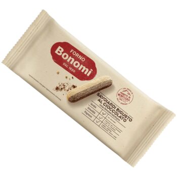 Печенье Савоярди двухцветные с какао, Forno Bonomi, Италия, 200 гр