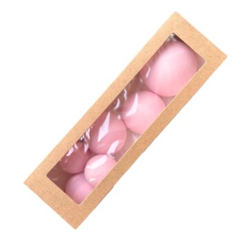 Набор шаров из глазури (розовые), 6шт