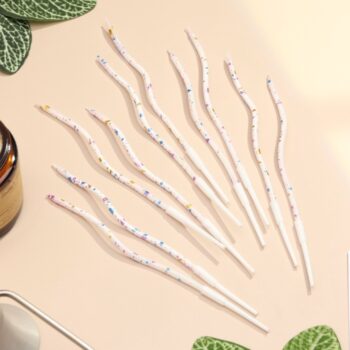 Набор свечей для торта "Волна", клякса 10 шт