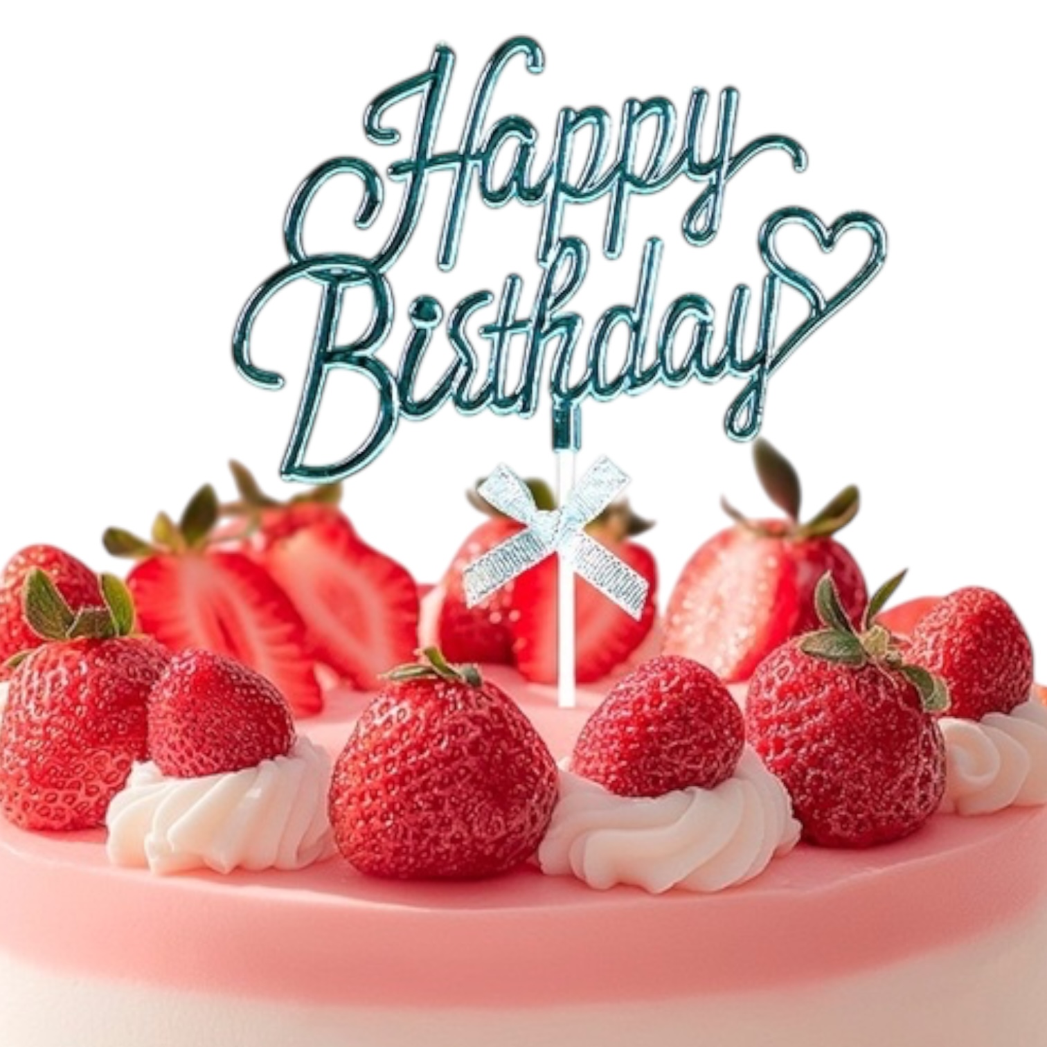 Топпер "С Днем рождения", голубой