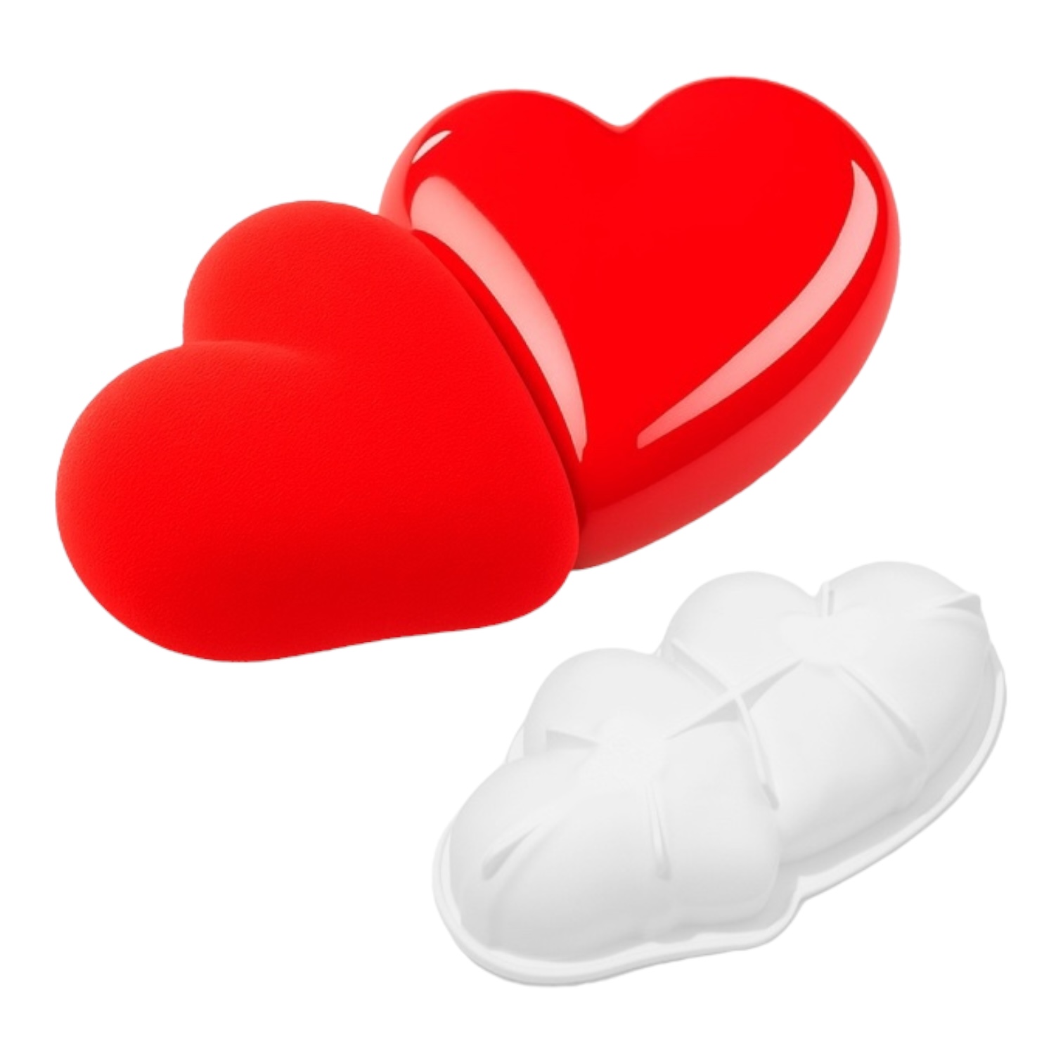 Форма для муссовых десертов "Влюбленные сердца"