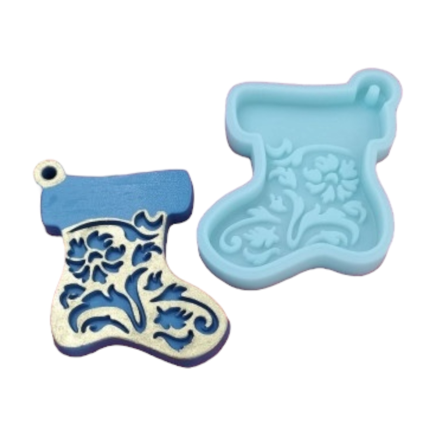 Форма силиконовая "Валенок" 6,5см