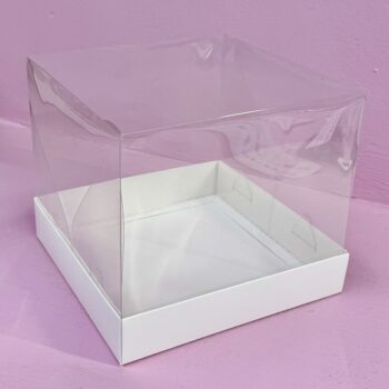 Коробка 18*18*16 с прозрачной крышкой