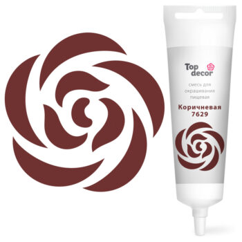 Краситель TopDekor,ВОДОрастворимый,Коричневый,100гр