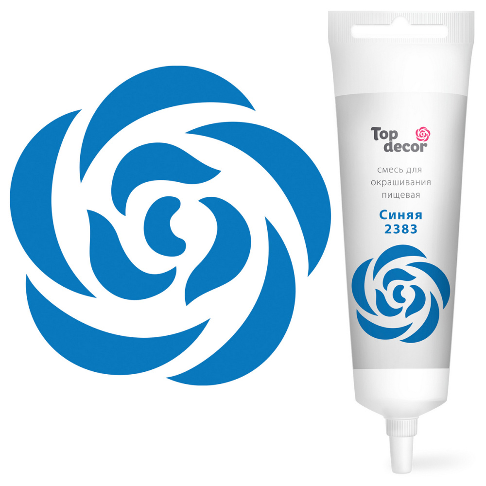 Краситель TopDekor, ВОДОрастворимый, Синий 100гр