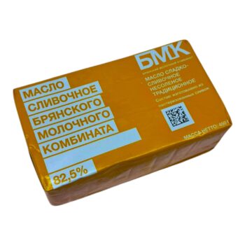 Масло сливочное Традиционное "БМК", 82,5%, 450гр