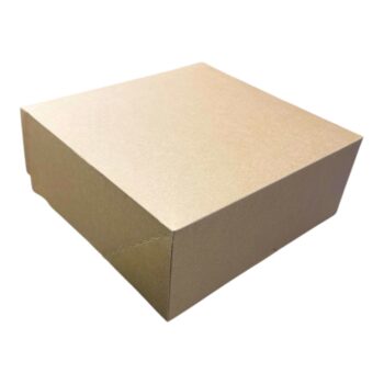 Тортница 25*25*10 крафт закрытая