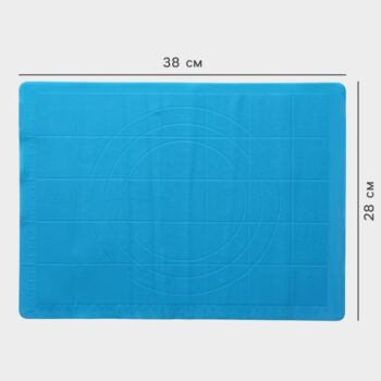 Коврик для выпечки и раскатки теста с разметкой 38×28